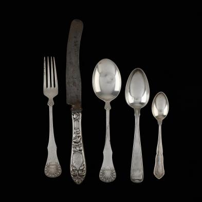 a-collection-of-scandanavian-silver-flatware
