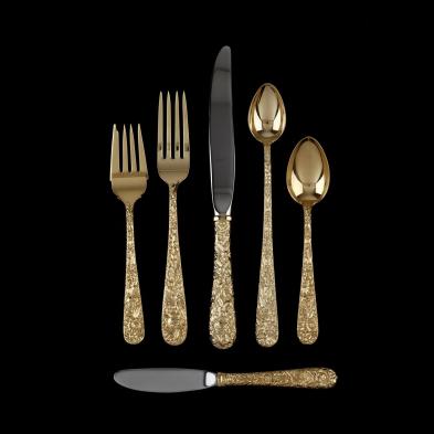 s-kirk-son-repousse-gold-vermeil-sterling-silver-flatware-service