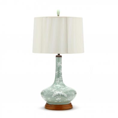 a-celadon-porcelain-table-lamp
