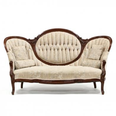 a-victorian-medallion-back-settee
