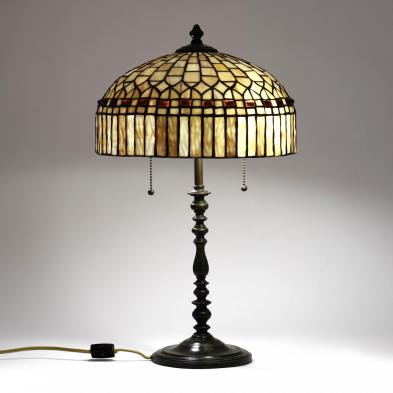 tiffany-co-bronze-table-lamp-with-later-shade