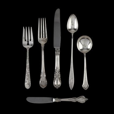 a-large-assortment-of-sterling-silver-silverplate-flatware