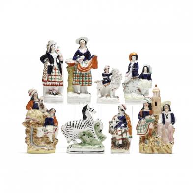 eight-antique-staffordshire-figurines