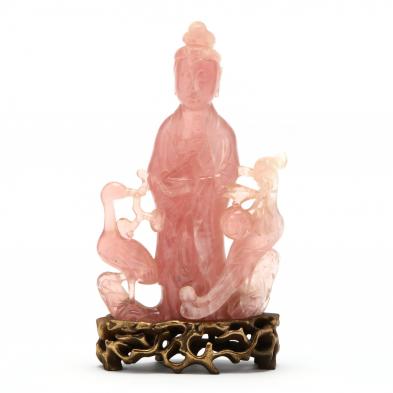 a-carved-rose-quartz-guanyin