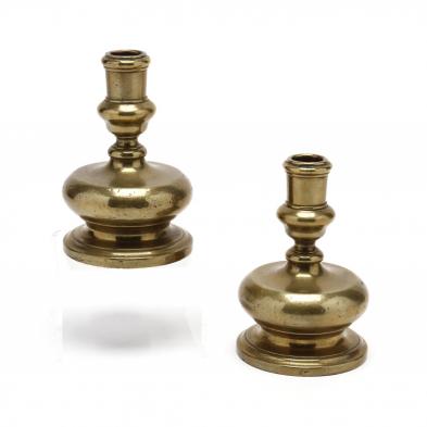 a-pair-of-18th-century-brass-capstan-candlesticks