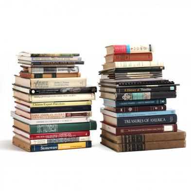 approximately-40-books-on-antiques-and-history