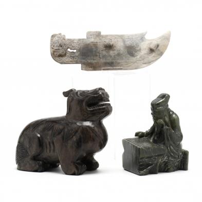 three-chinese-stone-carvings
