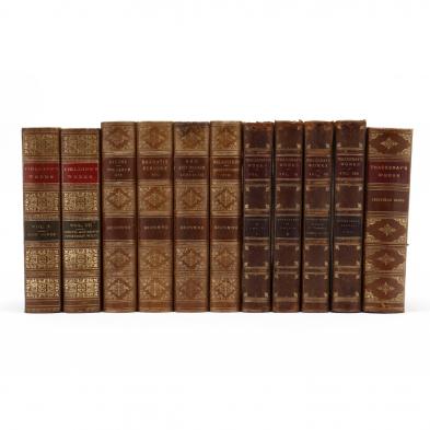 mixed-grouping-of-leather-bound-british-literary-works