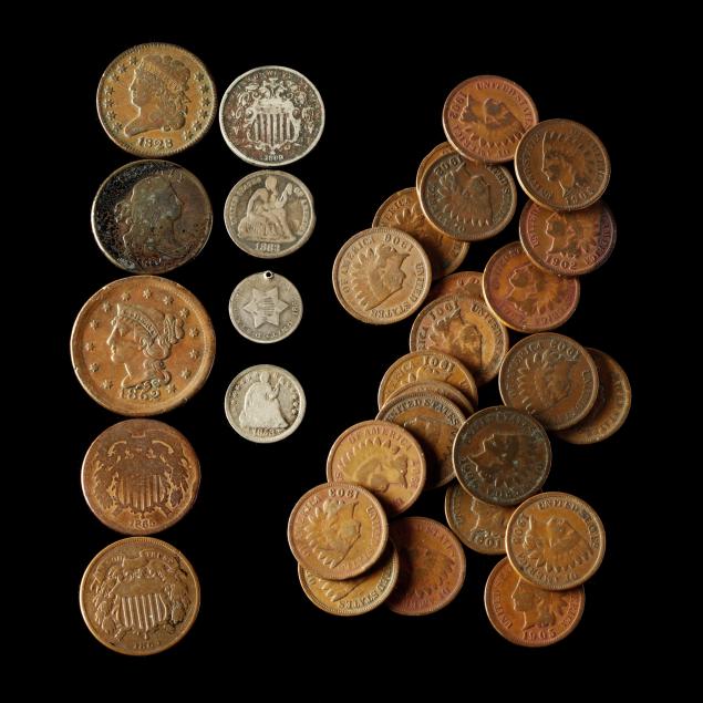 32-obsolete-circulated-u-s-coins