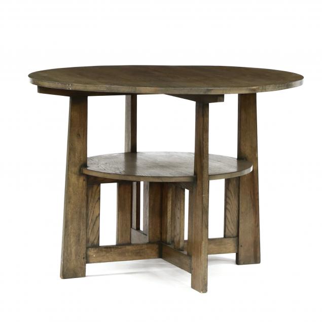 mission-oak-style-breakfast-table