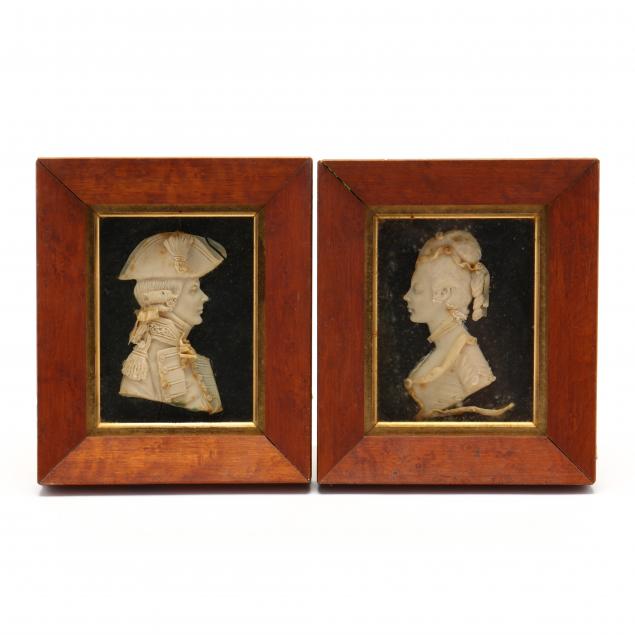 pair-of-framed-carved-wax-portrait-miniatures