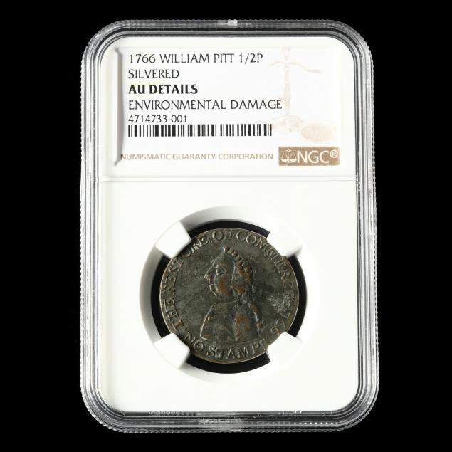 great-britain-1766-william-pitt-halfpenny-token-ngc-au-details