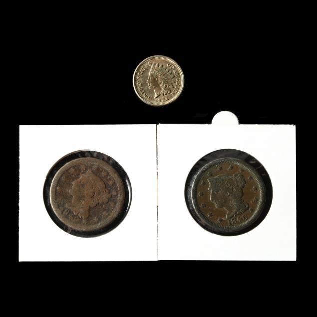 two-large-cents-and-a-high-grade-indian-cent