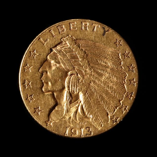 1913-2-50-indian-head-gold-quarter-eagle