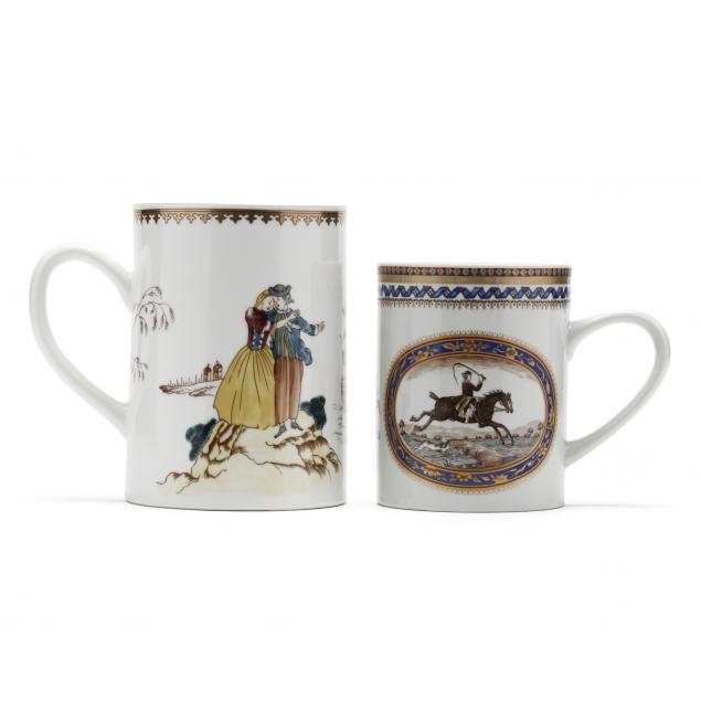 two-18th-century-style-porcelain-tankards