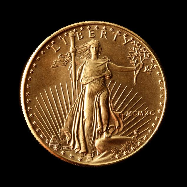 1990-50-one-ounce-gold-american-eagle
