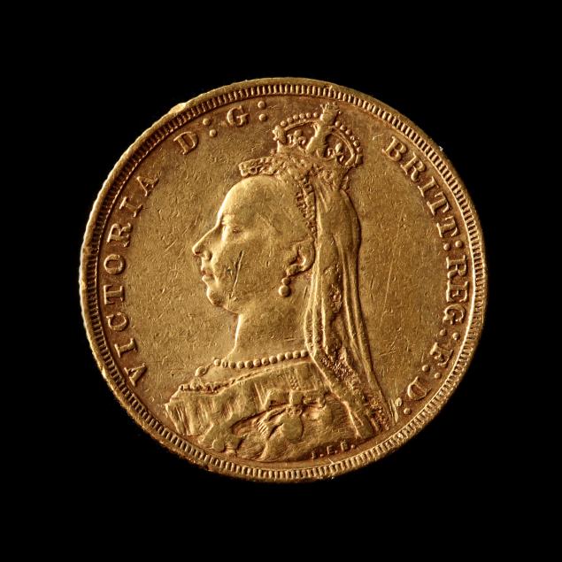 Australia, 1888M Gold Sovereign (Lot 689 - 20th Annual Memorial Day