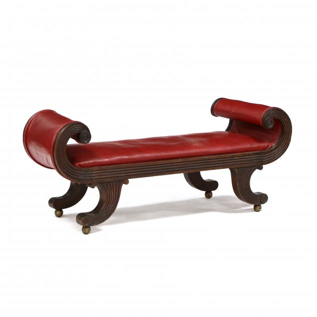 american-classical-carved-mahogany-bench