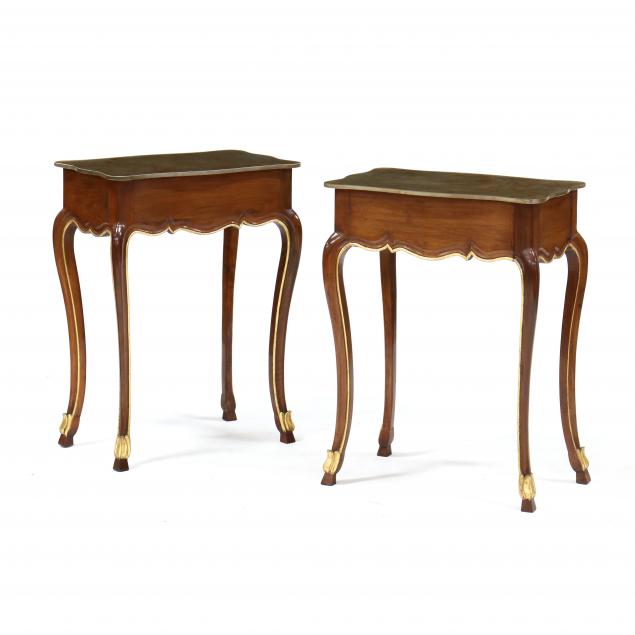 pair-of-french-style-carved-and-gilt-glass-top-side-tables