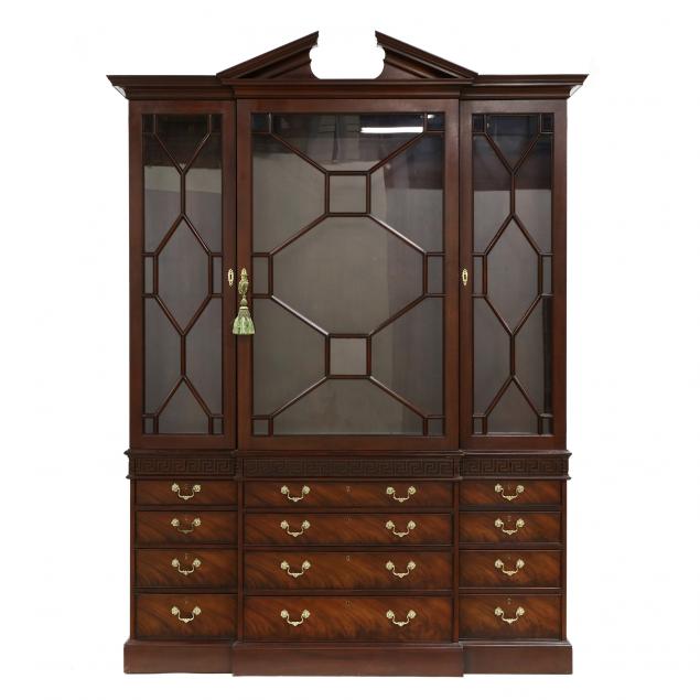 baker-williamsburg-federal-style-mahogany-breakfront