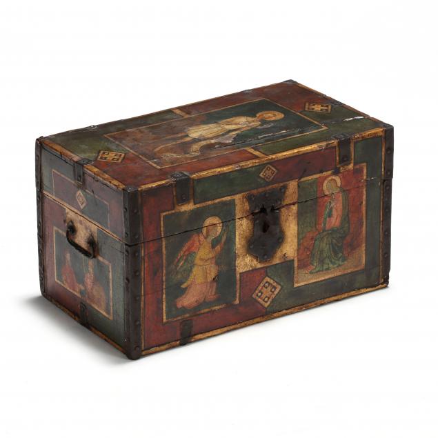 antique-continental-painted-diminutive-chest