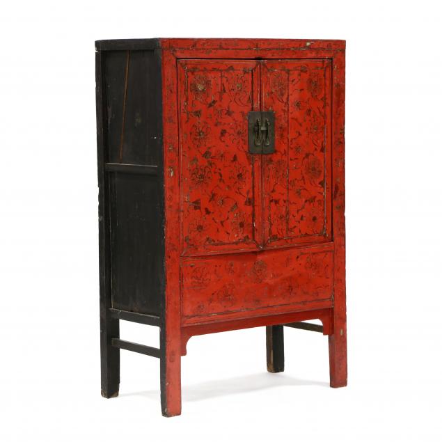 antique-chinese-red-lacquered-cabinet