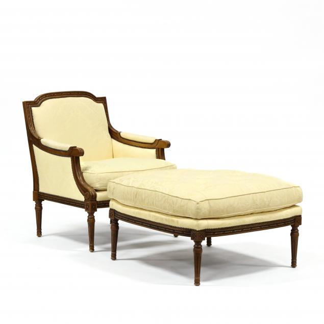baker-louis-xvi-style-oversized-bergere-and-ottoman