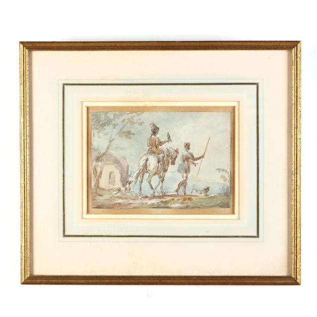 att-sir-john-james-steuart-of-allanbank-scottish-1779-1849-hunting-scene