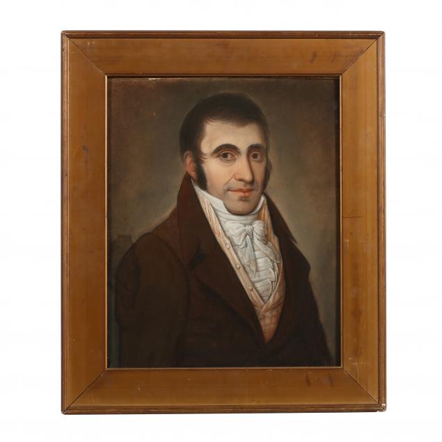 an-antique-pastel-portrait-of-a-man