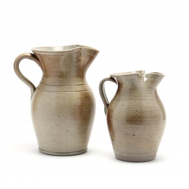 nc-pottery-two-salt-glazed-pitchers