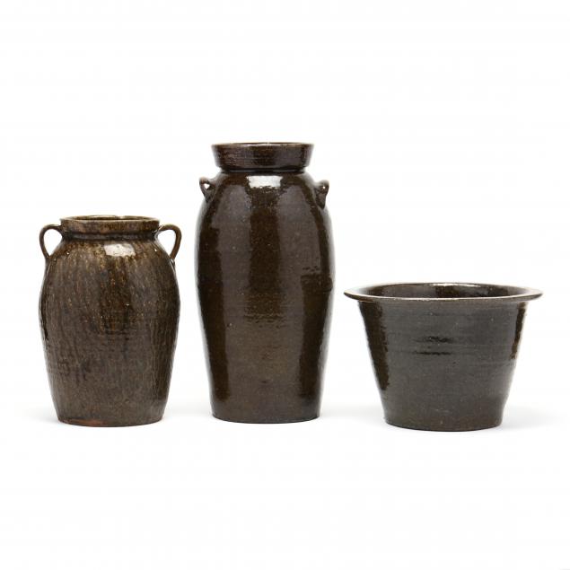 western-nc-pottery-three-vessels