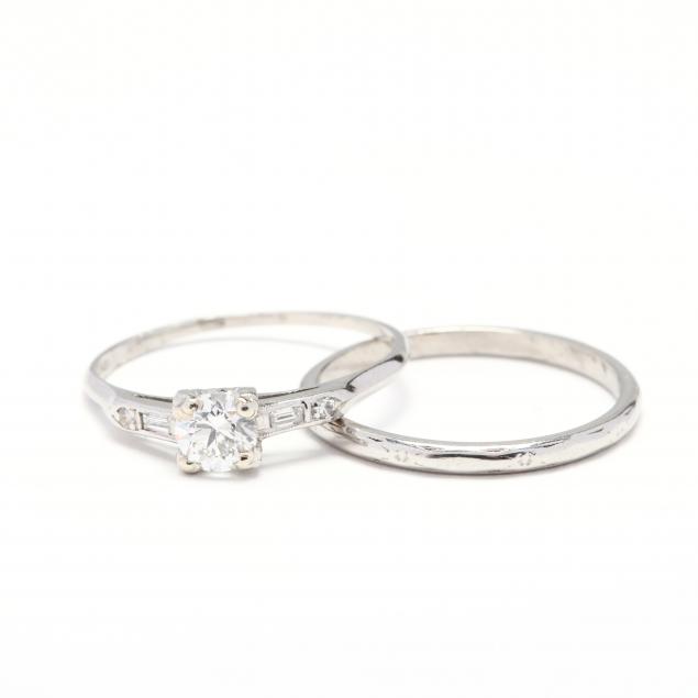 vintage-platinum-and-diamond-wedding-set