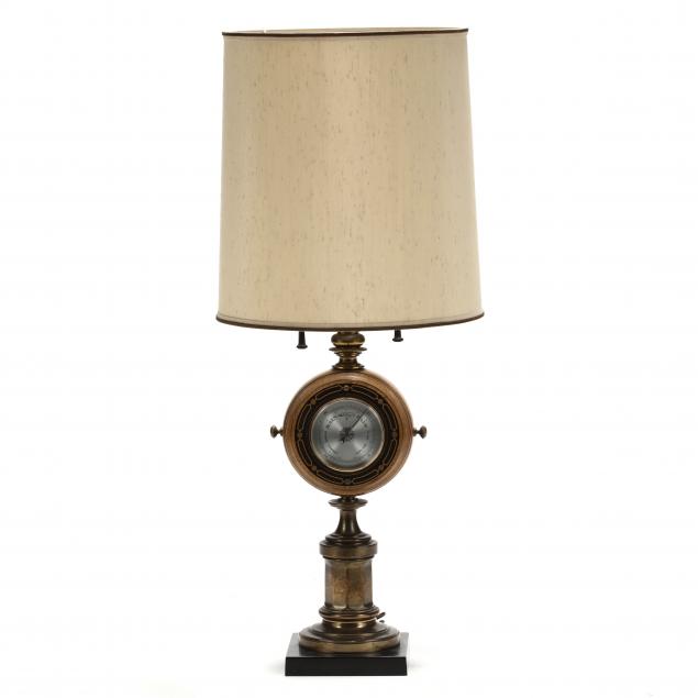 stiffel-vintage-clock-barometer-table-lamp