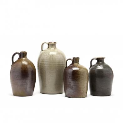 four-nc-stoneware-jugs