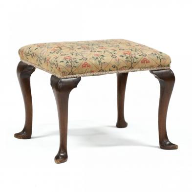 irish-queen-anne-style-upholstered-ottoman