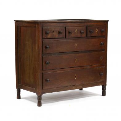 a-british-colonial-rosewood-chest-of-drawers