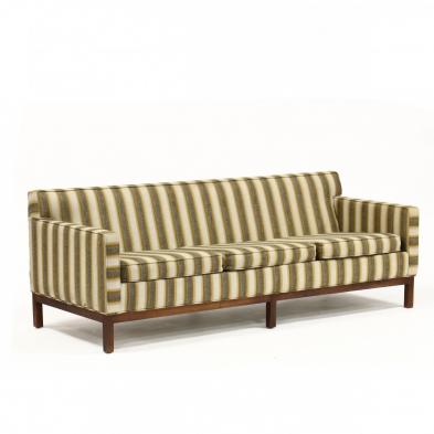 monarch-mid-century-upholstered-walnut-sofa