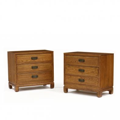 davis-cabinet-co-pair-of-teak-diminutive-chests