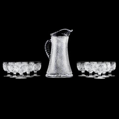 american-brilliant-period-cut-glass-pitcher-and-twelve-stems