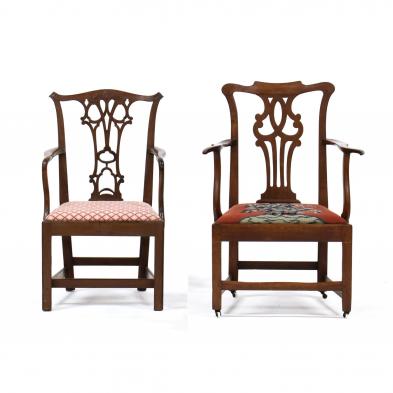 two-chippendale-armchairs