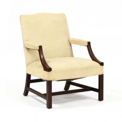 georgian-style-mahogany-lolling-chair
