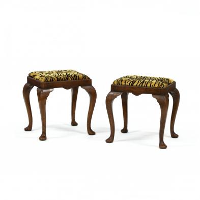 pair-of-queen-anne-style-mahogany-stools