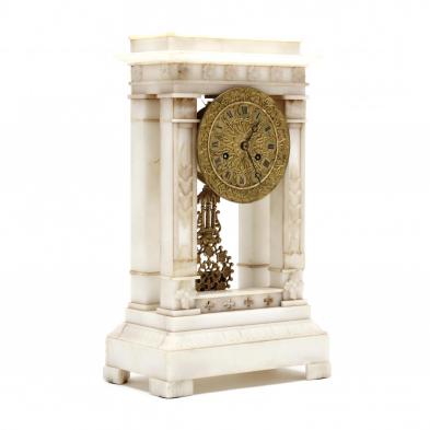 an-antique-french-alabaster-dore-bronze-portico-clock