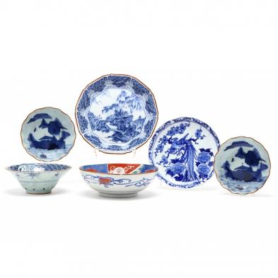 six-pieces-of-asian-porcelain