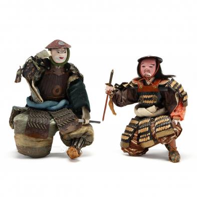 two-19th-century-japanese-musha-ningyo-samurai-dolls