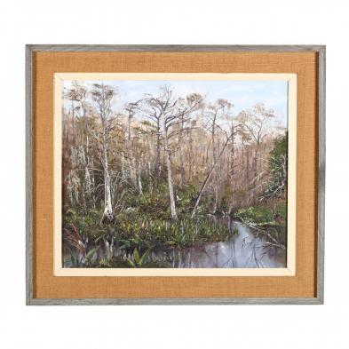 sam-vinikoff-fl-1919-2010-wooded-marshland-everglades