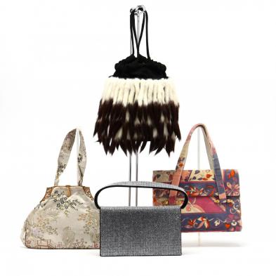 a-group-of-four-vintage-handbags