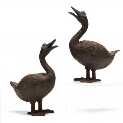 pair-of-japanese-iron-geese