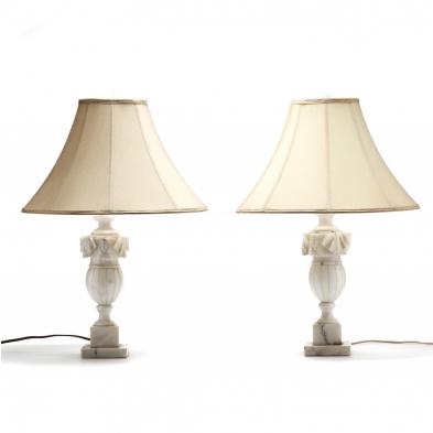 pair-of-vintage-carved-marble-table-lamps