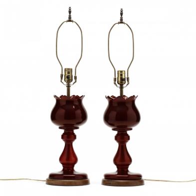 pair-of-ruby-glass-luster-table-lamps